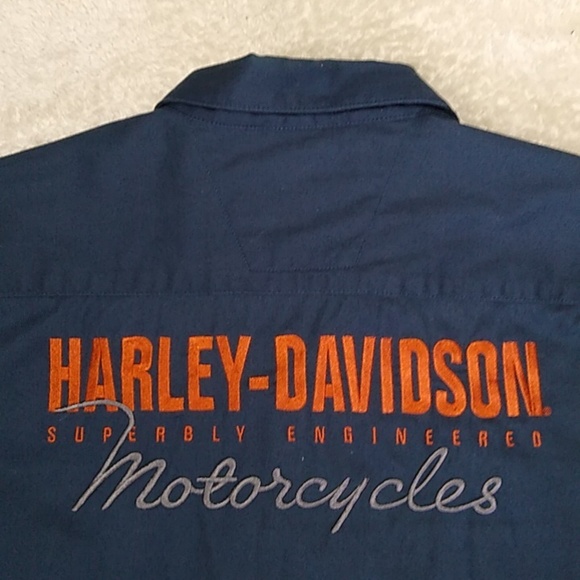 Harley-Davidson Other - Harley Davidson Shirt size Medium Short Sleeve Button